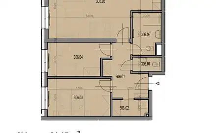 Prodej bytu 3+kk 81 m², V Malé Doubravce, Plzeň