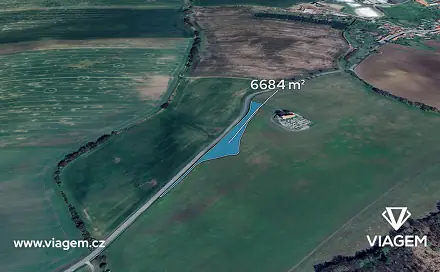 Prodej pole 484 m², Roštín, okres Kroměříž