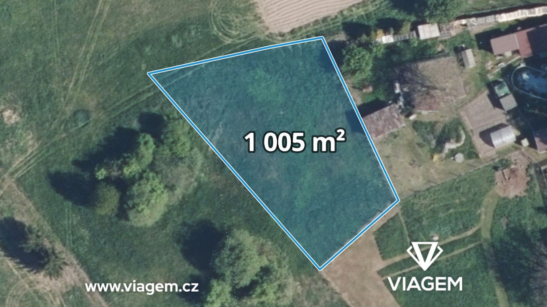 Prodej stavebního pozemku 1 005 m²