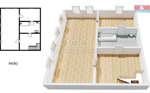 Prodej chaty/chalupy 300 m² s pozemkem 202 m², Jiříkov - Sovinec, okres Bruntál