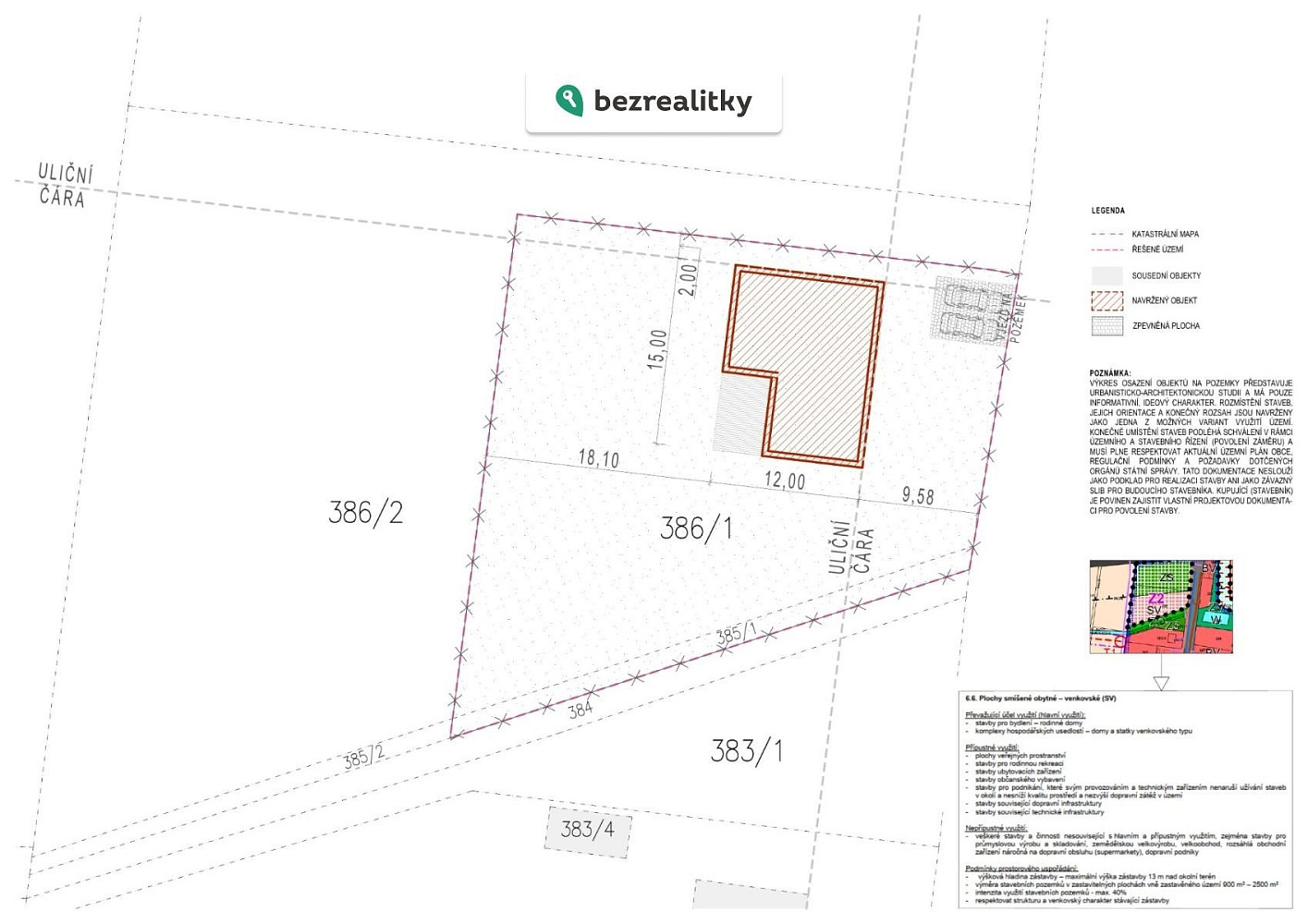 Prodej stavebního pozemku 1 331 m²