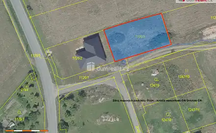 Prodej stavebního pozemku 662 m², Bělušice, okres Kolín