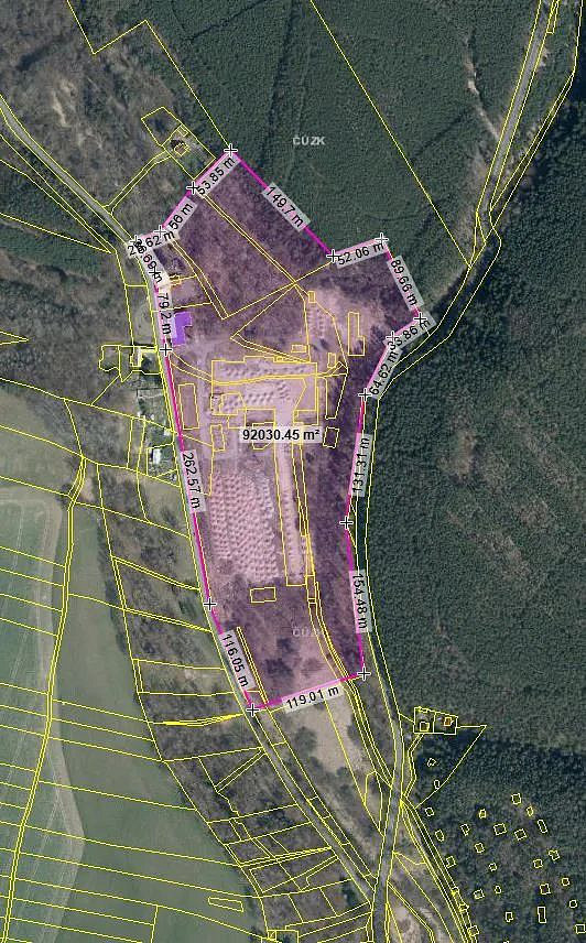 Pronájem stavebního pozemku 50 000 m²