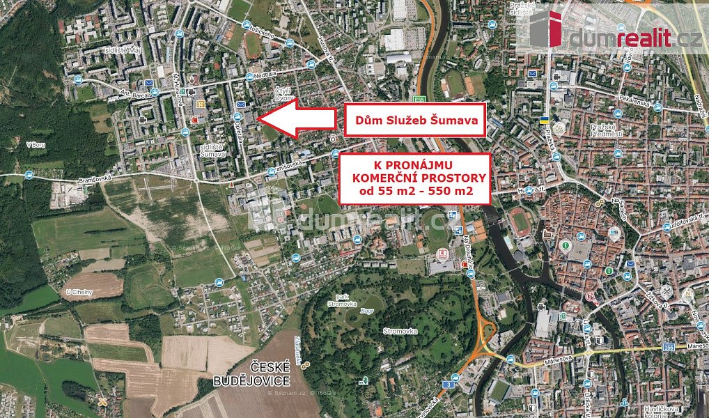 Pronájem obchodních prostor 55 m², České Budějovice – náhled fotky 3
