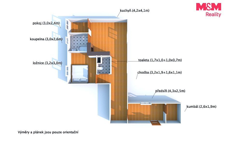 Prodej bytu 3+kk 67 m², Stříbro – náhled fotky 2