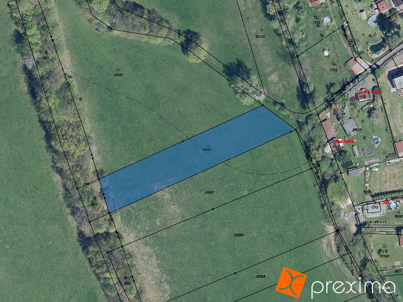 Prodej pozemku 1 342 m²
