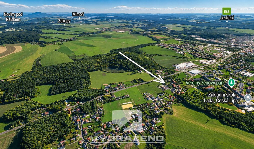 Prodej louky 1 517 m², Česká Lípa – náhled fotky 3