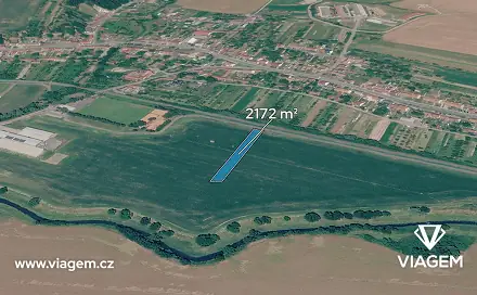 Prodej pole 2 172 m², Drslavice, okres Uherské Hradiště