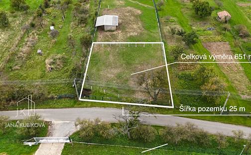 Prodej stavebního pozemku 651 m², Újezdec, okres Uherské Hradiště