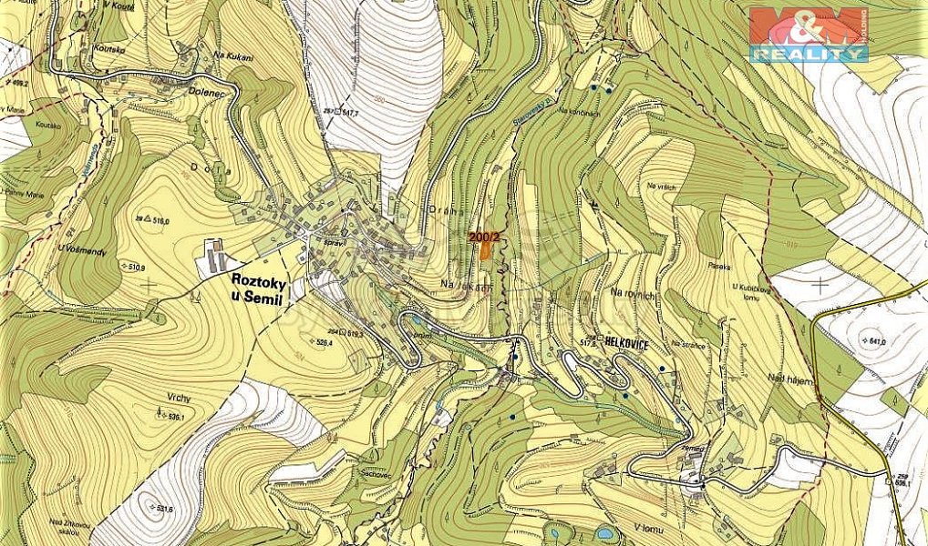 Prodej lesa 1 169 m², Roztoky u Semil – náhled fotky 2