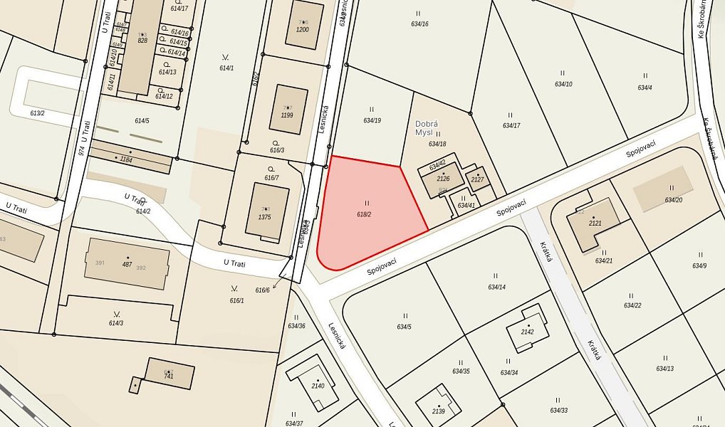 Prodej stavebního pozemku 1 131 m², Hostinné – náhled fotky 9