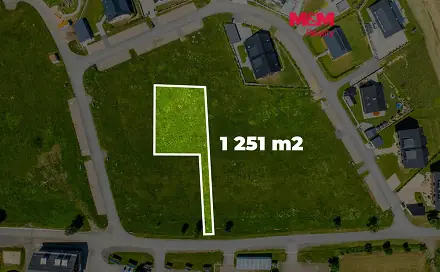 Prodej stavebního pozemku 1 251 m², Červená Voda, okres Ústí nad Orlicí