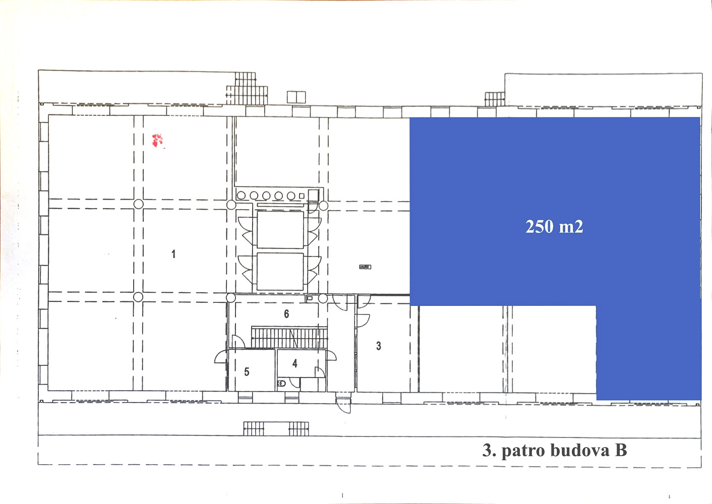 Pronájem skladovacích prostor 250 m²