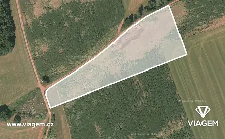 Prodej pole 5 872 m², Úbislavice, okres Jičín