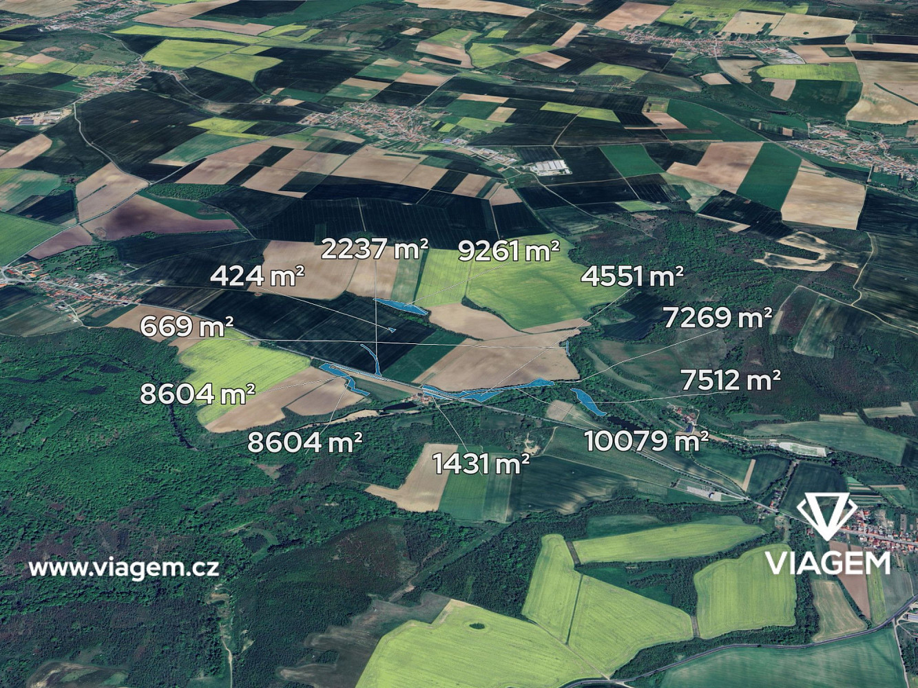 Prodej lesa 3 766 m²