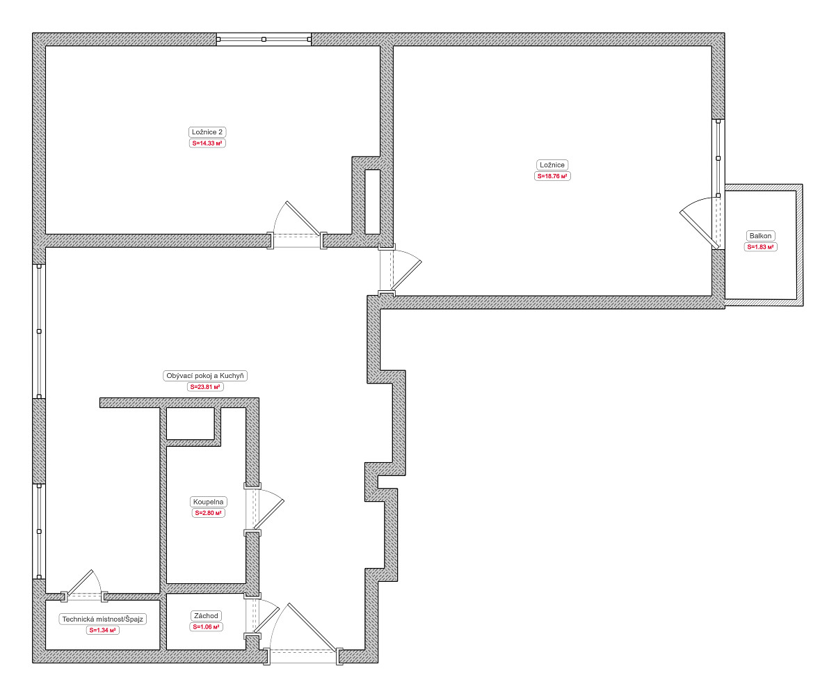 Prodej bytu 3+kk 65 m² — photo 3
