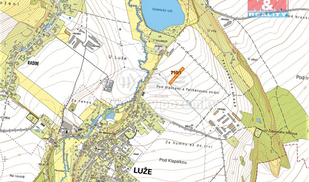 Prodej pole 916 m², Luže – náhled fotky 3