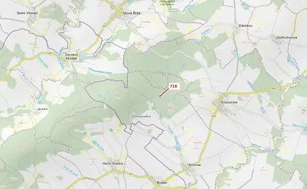 Dražba lesa 2 059 m², Knínice