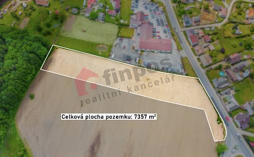 Prodej komerčního pozemku 7 357 m², Humpolec - Rozkoš, okres Pelhřimov
