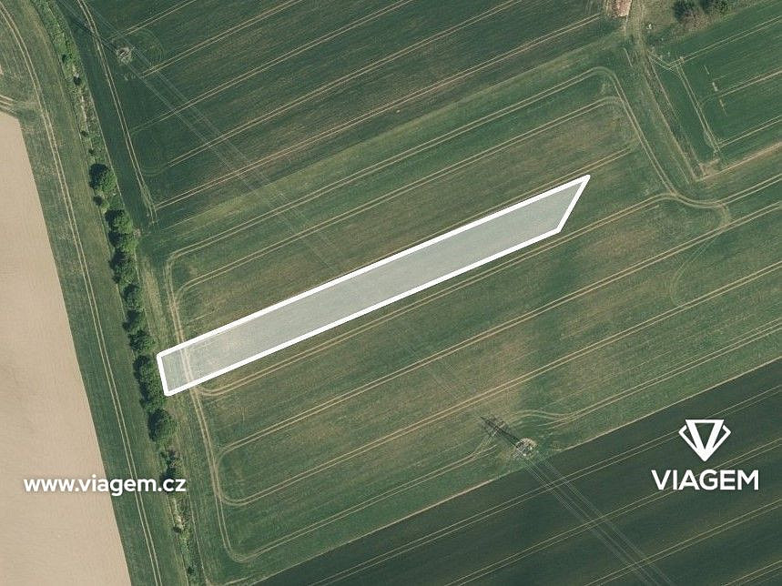 Prodej pole 1 707 m² – pohled 2