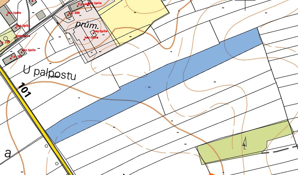 Prodej pole 401 m², Záryby – náhled fotky 3