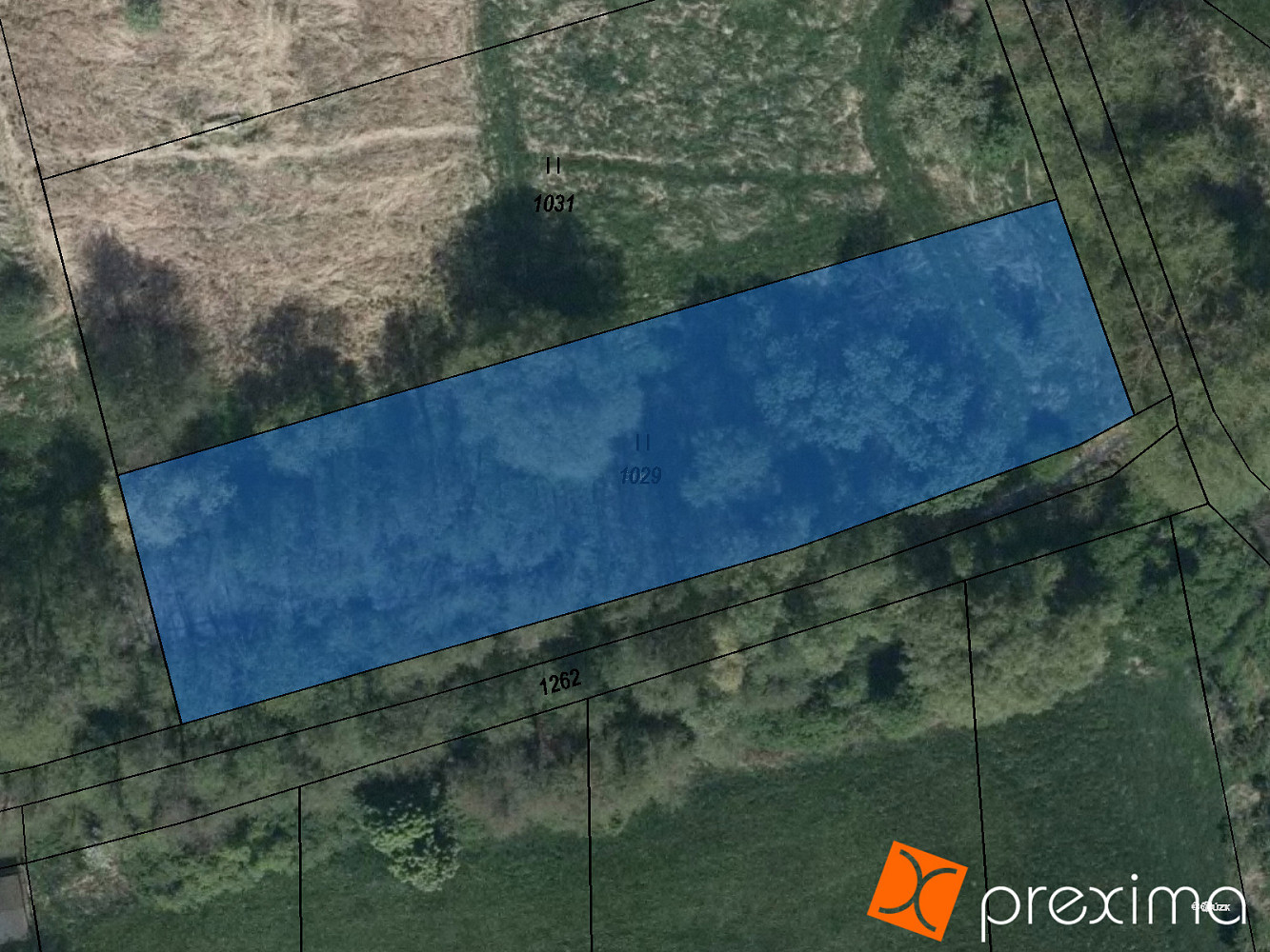 Prodej pozemku 822 m²