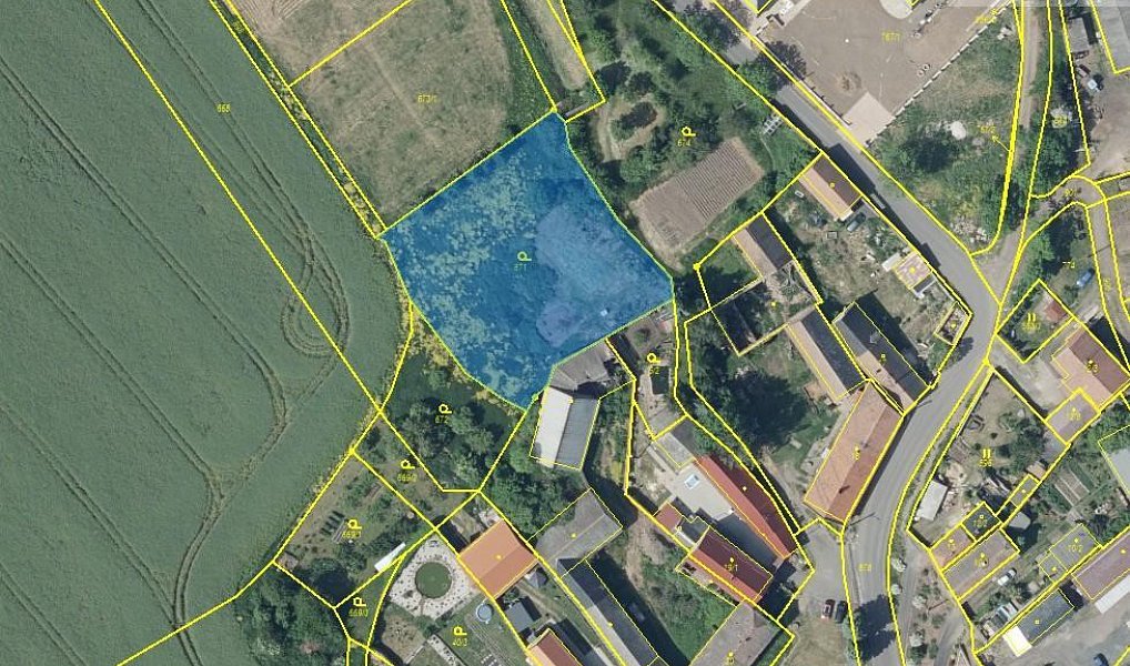 Prodej stavebního pozemku 2 174 m², Hrobčice – náhled fotky 5