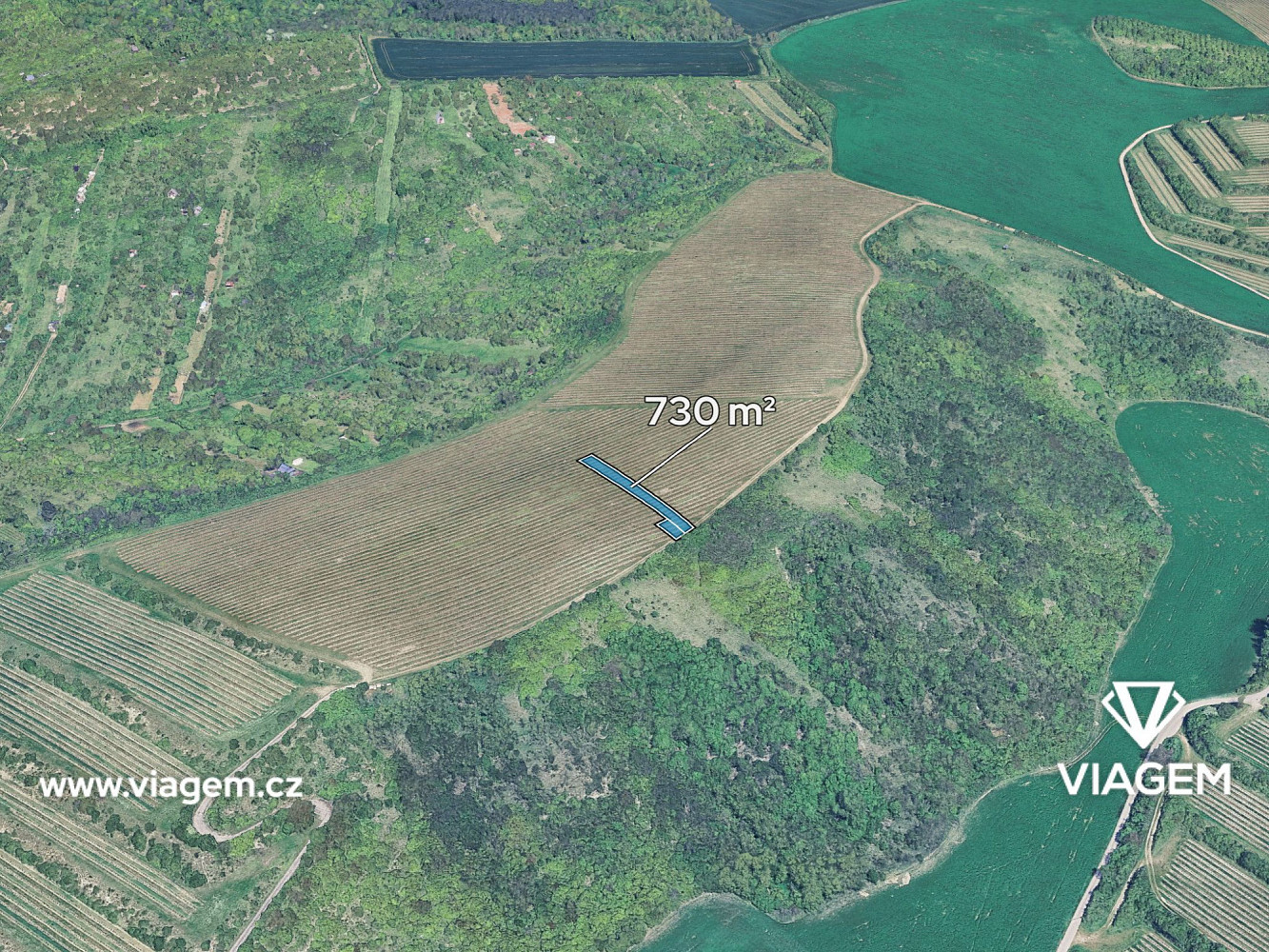 Prodej pole 730 m²