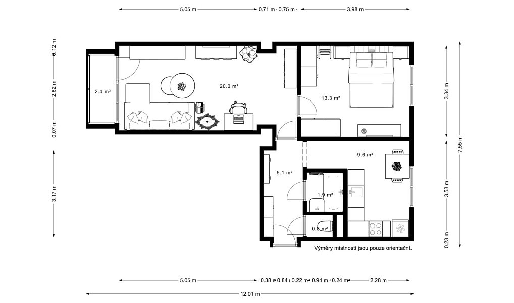 Prodej bytu 2+1 53 m², Praha – náhled fotky 38