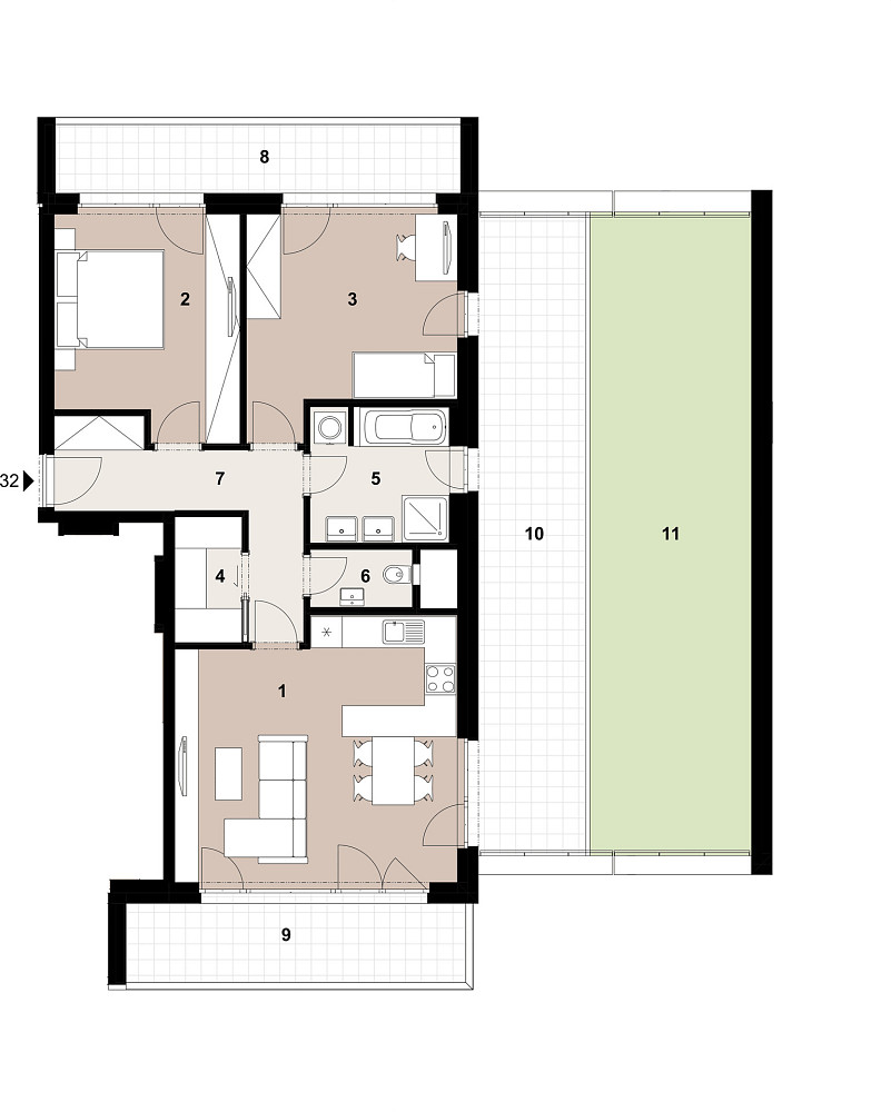 Prodej bytu 3+kk 78 m² – fotografie 2