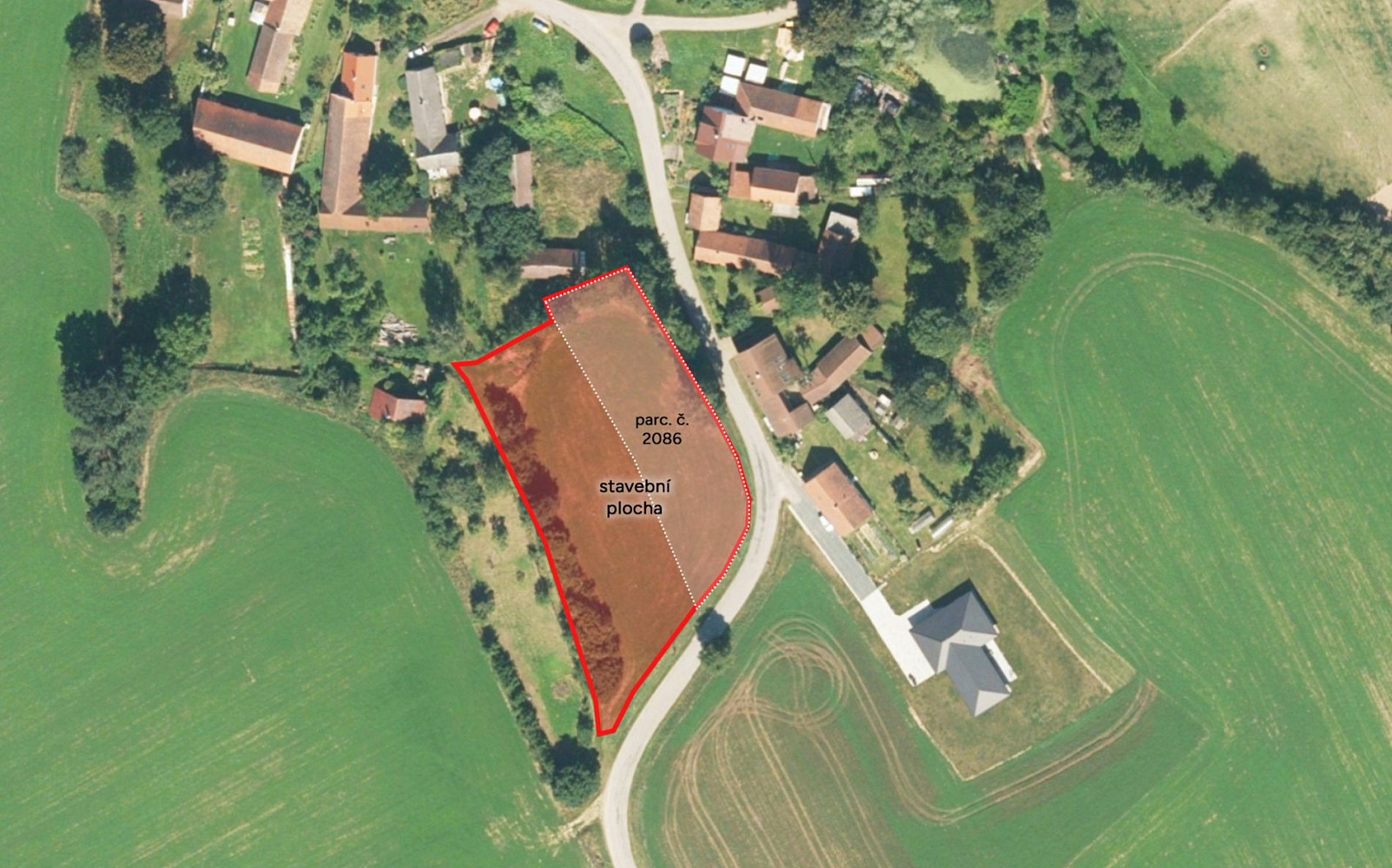 Prodej stavebního pozemku 420 m² — photo 2