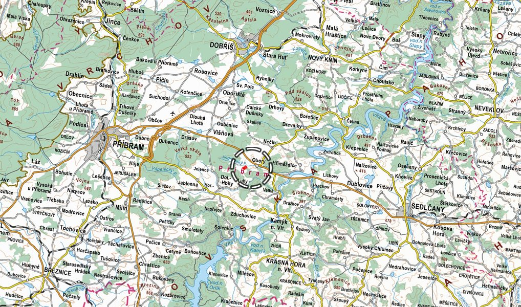 Prodej pole 10 572 m², Obory – náhled fotky 3