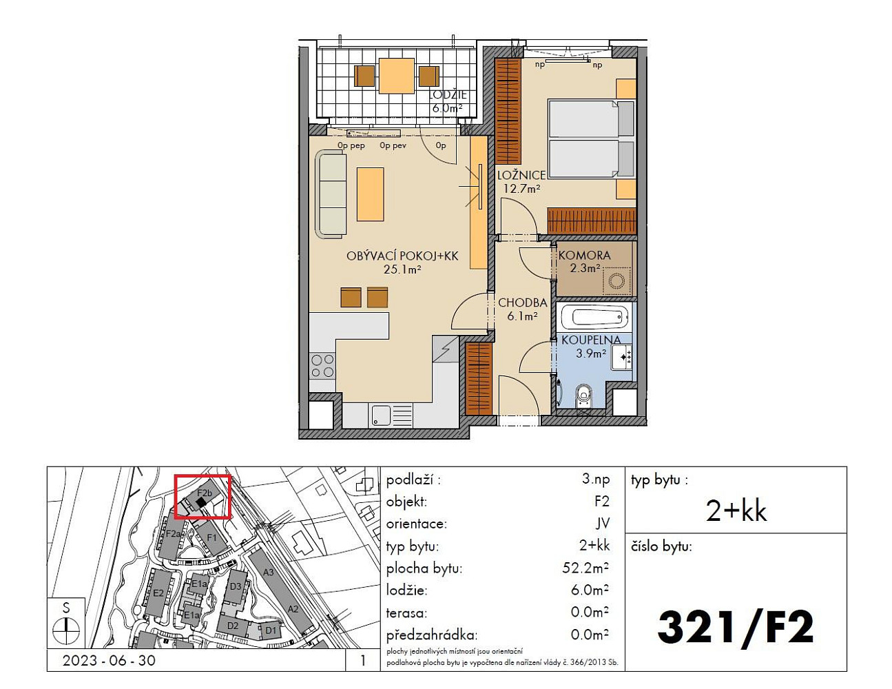 Prodej bytu 2+kk 52 m² — photo 4
