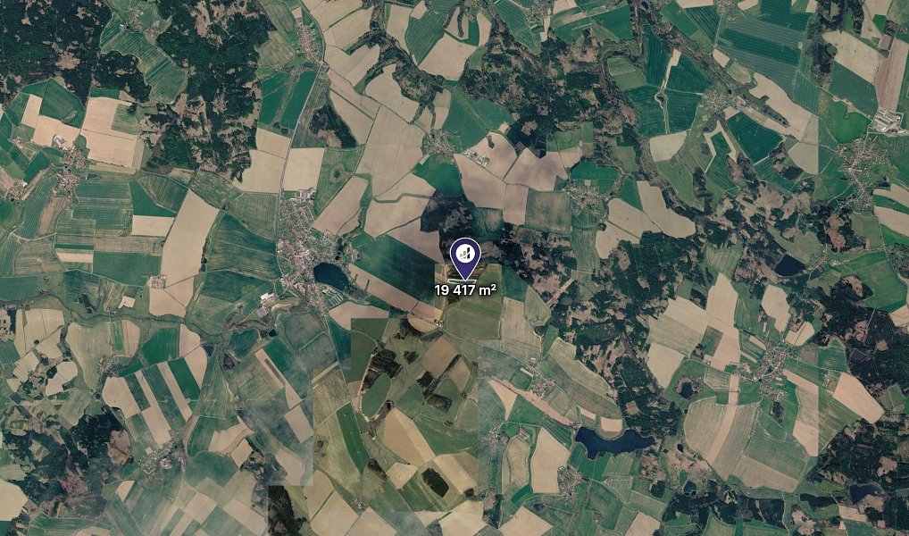 Prodej pole 9 709 m², Habry – náhled fotky 2