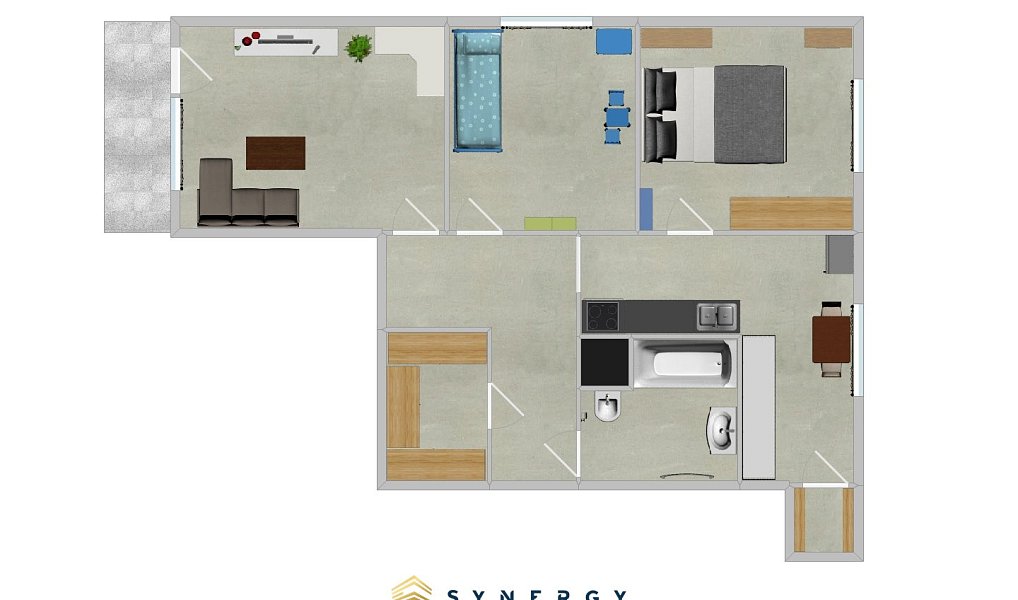 Prodej bytu 3+1 63 m², Nový Bor – náhled fotky 4