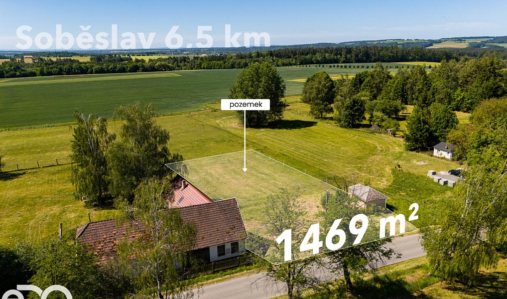 Prodej stavebního pozemku 1 469 m², Roudná – náhled fotky 2