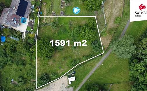 Prodej stavebního pozemku 1 591 m², Jeníkovice, okres Pardubice