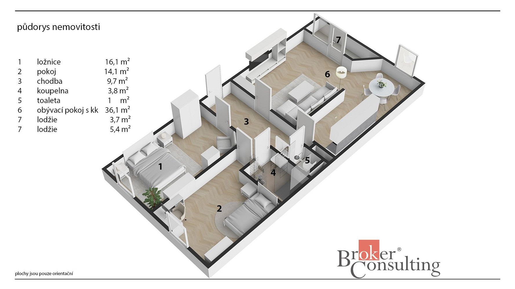 Prodej bytu 3+1 73 m² – fotografie 3