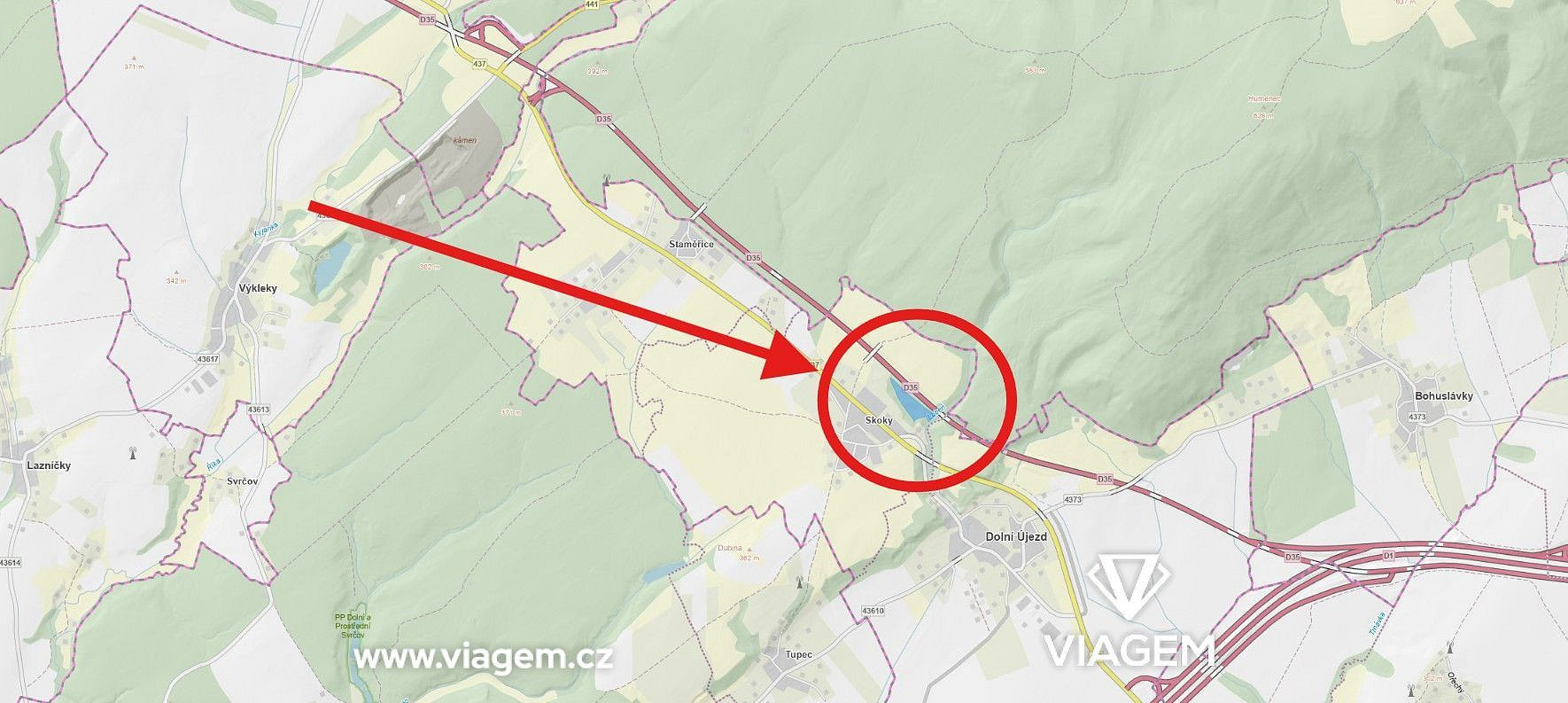 Prodej lesa 11 634 m²