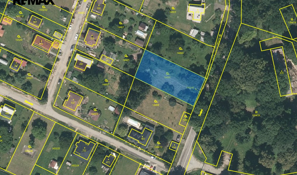 Prodej stavebního pozemku 1 455 m², Jistebnice – náhled fotky 12