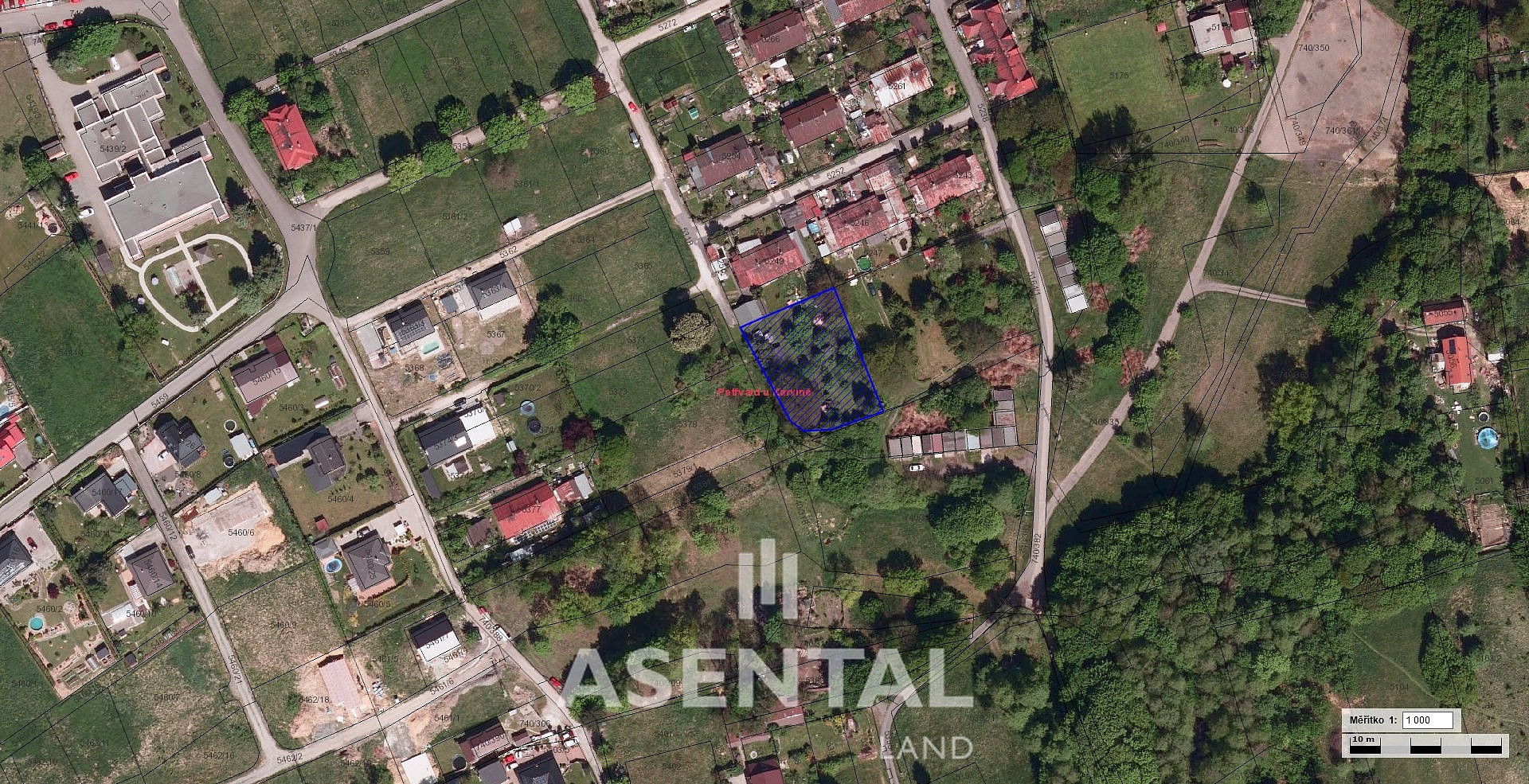 Prodej stavebního pozemku 1 339 m²