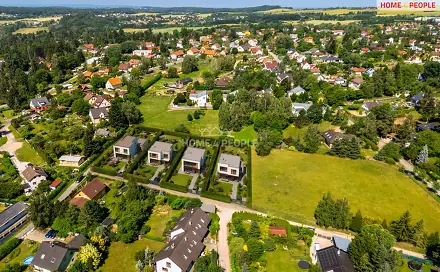 Prodej stavebního pozemku 2 466 m², Na Vyhlídce, Kamenice - Nová Hospoda, okres Praha-východ
