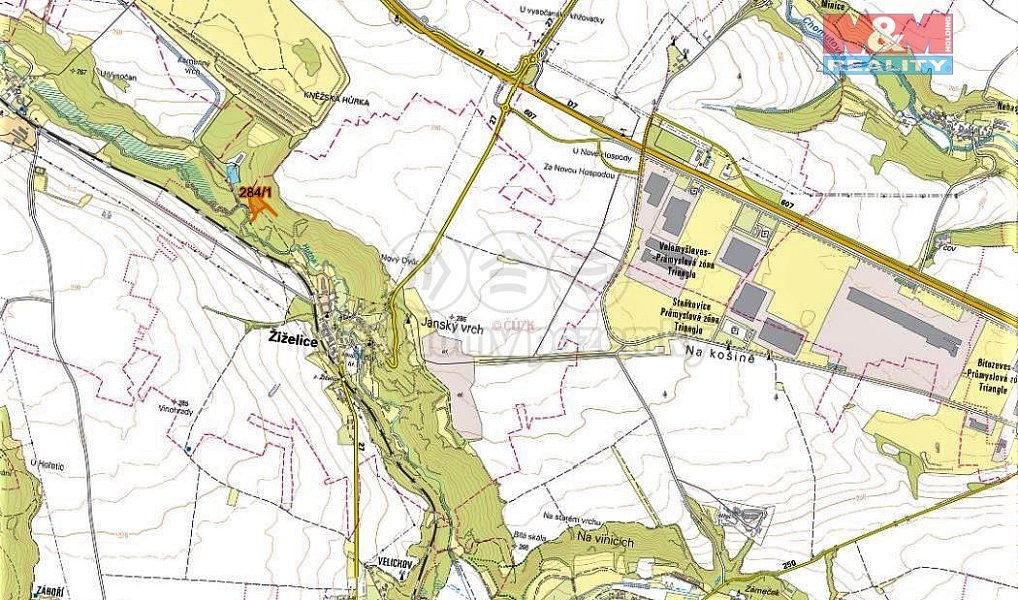 Prodej lesa 10 077 m², Žiželice – náhled fotky 2