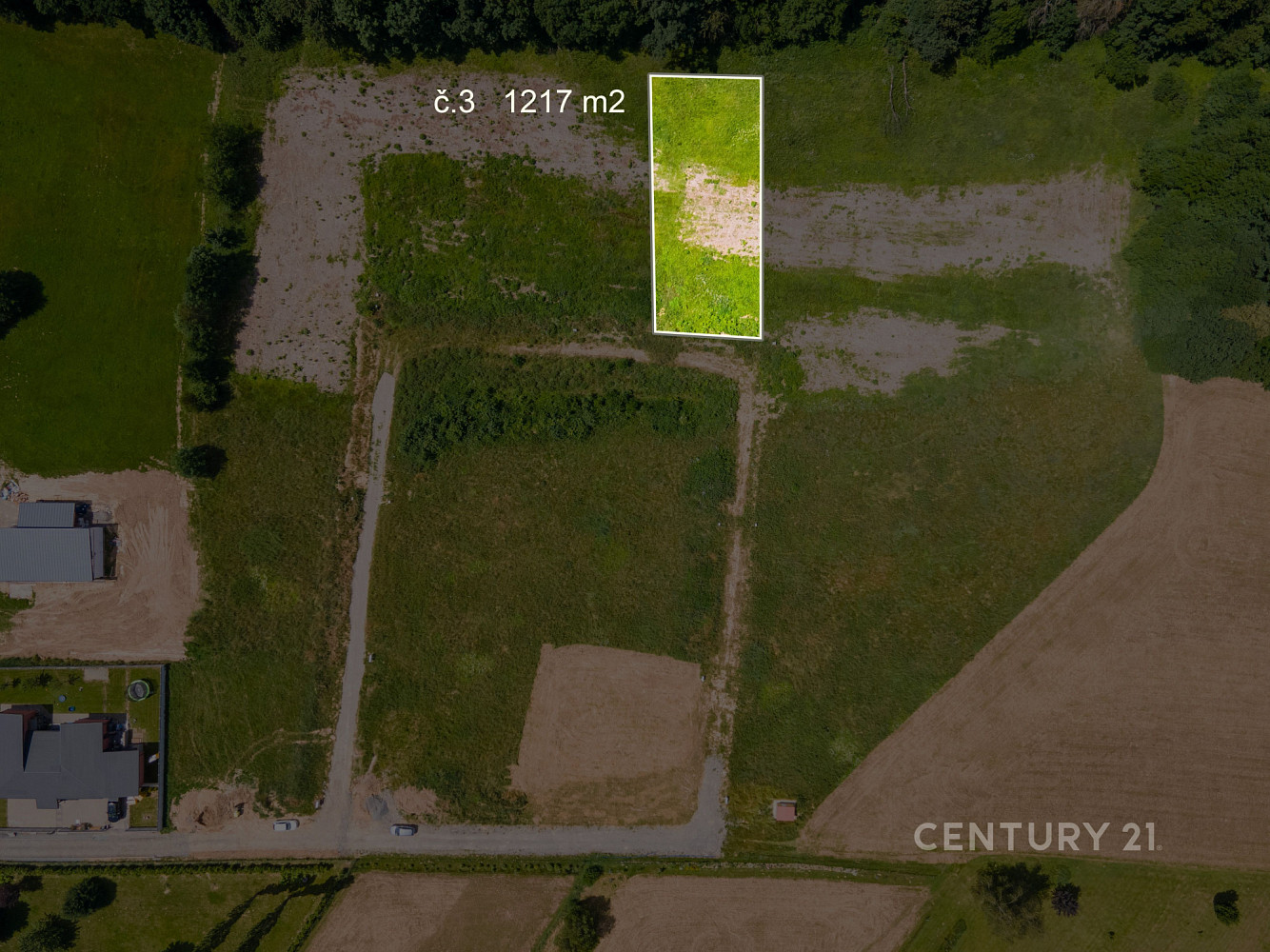 Prodej stavebního pozemku 1 217 m² – fotografie 4