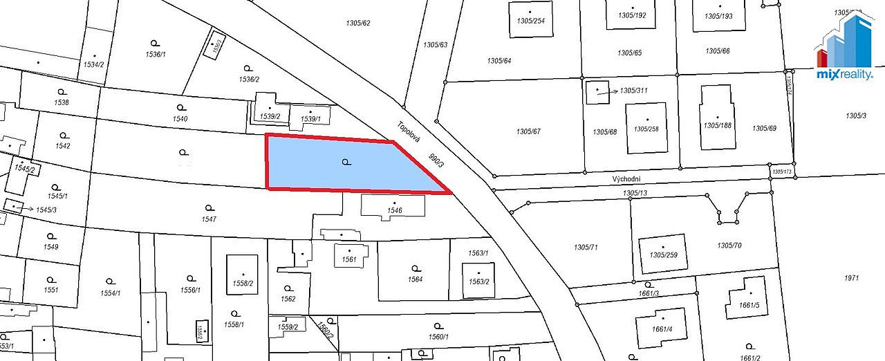 Prodej stavebního pozemku 657 m²