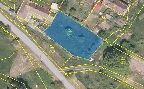 Prodej stavebního pozemku 693 m², Dvory, okres Prachatice