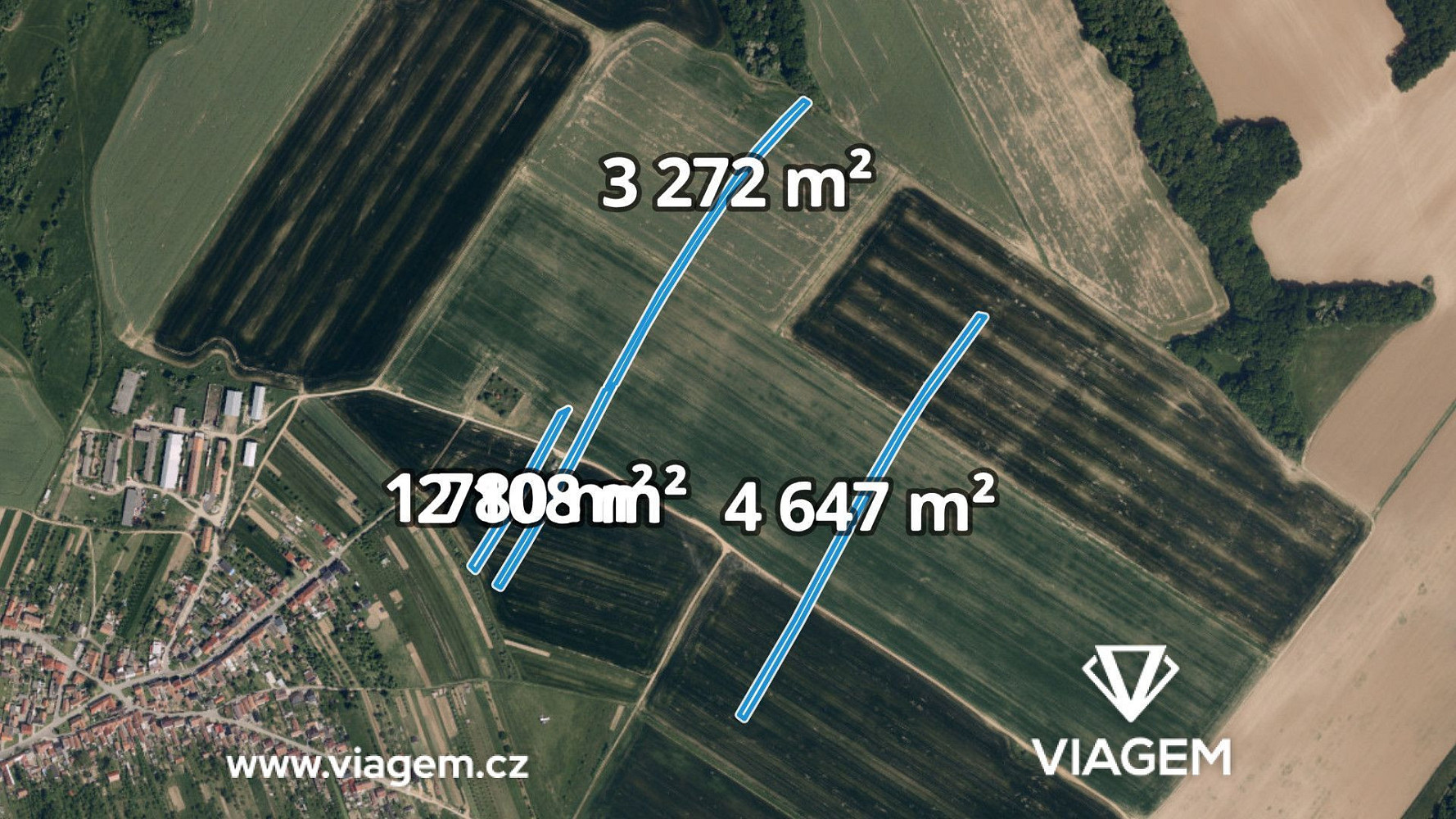 Prodej pole 3 099 m² – fotografie 3