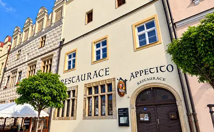 Prodej restaurace 560 m², náměstí Míru, Slavonice, okres Jindřichův Hradec