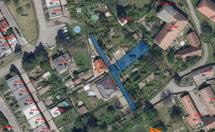 Prodej zahrady 382 m², Chrast, okres Chrudim