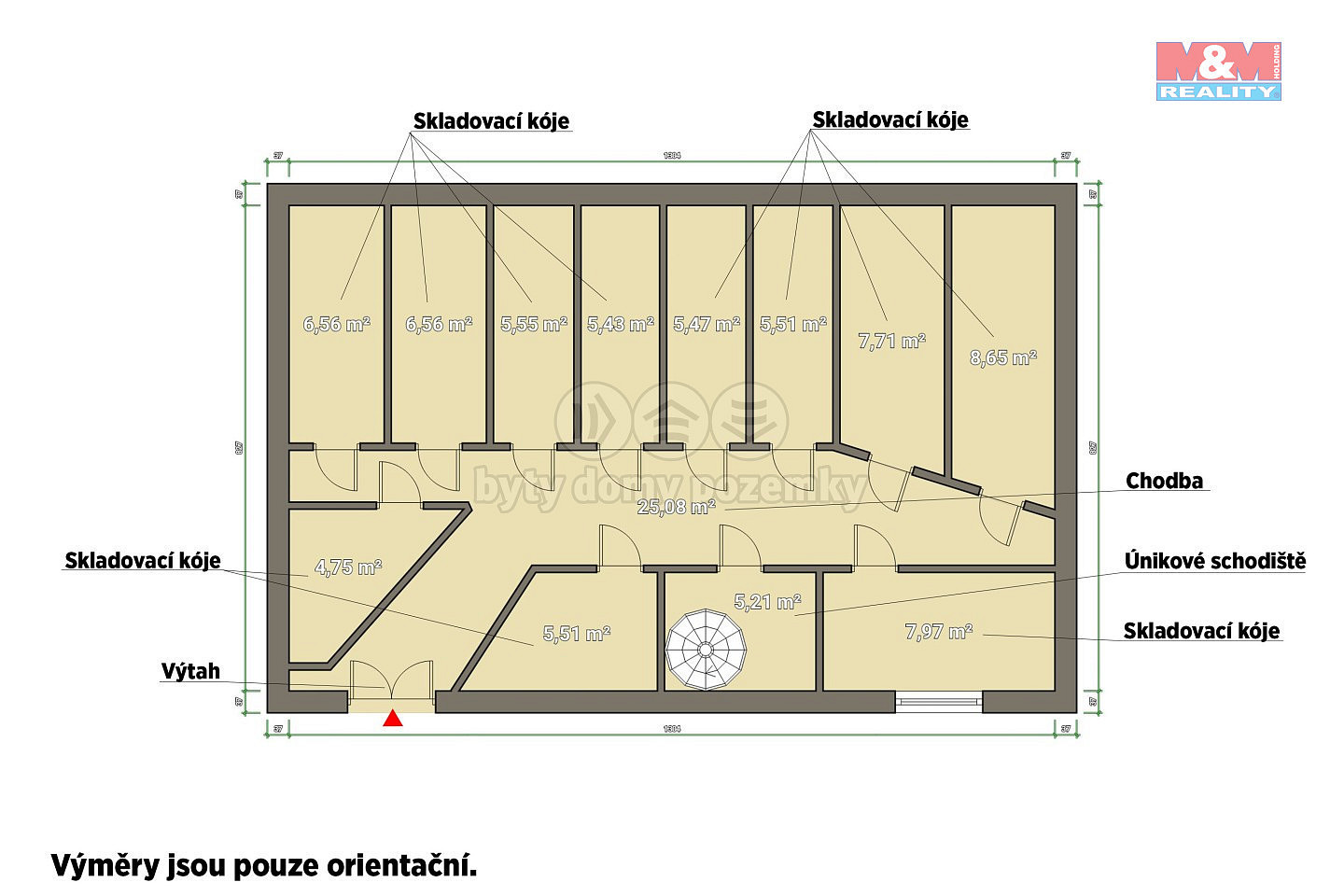 Pronájem skladovacích prostor 8 m² – fotografie 3